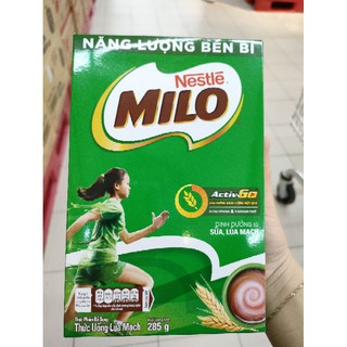BỘT MILO LÚA MẠCH HỘP 285G