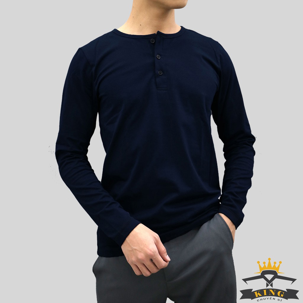 Áo thun nam tay dài KING Dáng body giữ nhiệt (W03) | BigBuy360 - bigbuy360.vn