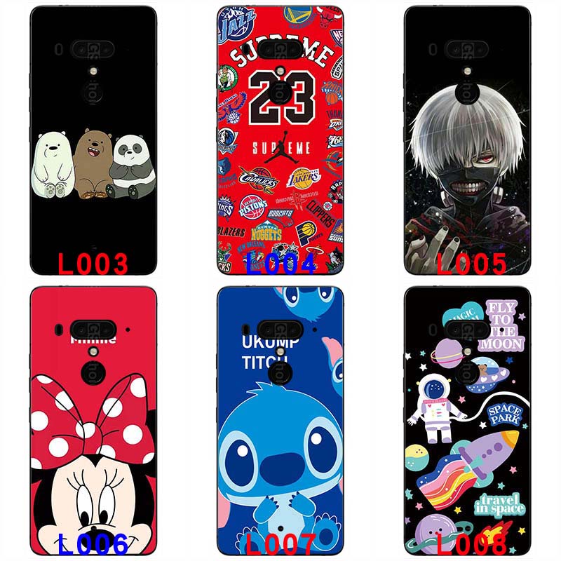 Ốp điện thoại TPU silicon mềm vẽ họa tiết hoạt hình anime dễ thương cho HTC U12 pLus