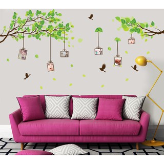 Decal Dán Tường Cành Cây Khung Ảnh