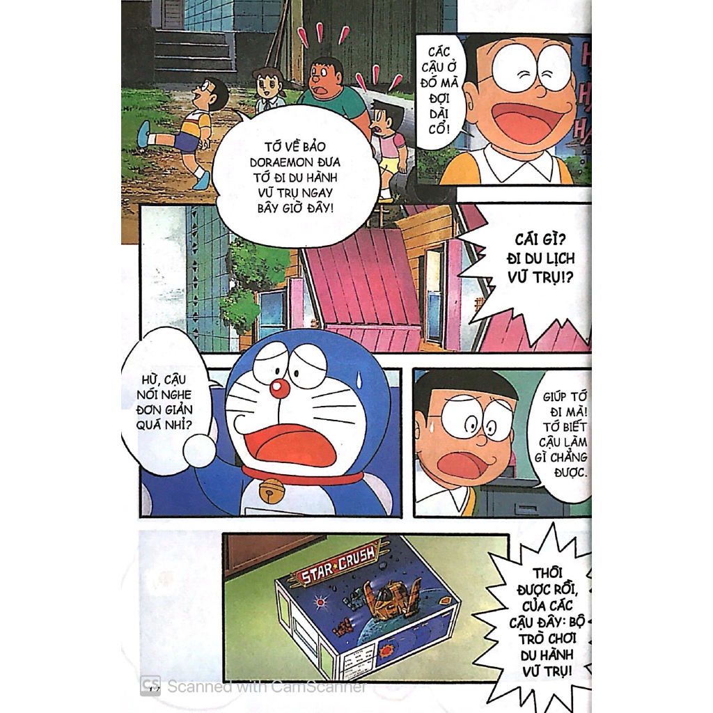 Sách - Doraemon Tranh Truyện Màu - Nobita Vũ Trụ Phiêu Lưu Kí - Tập 1 (Tái Bản 2019)