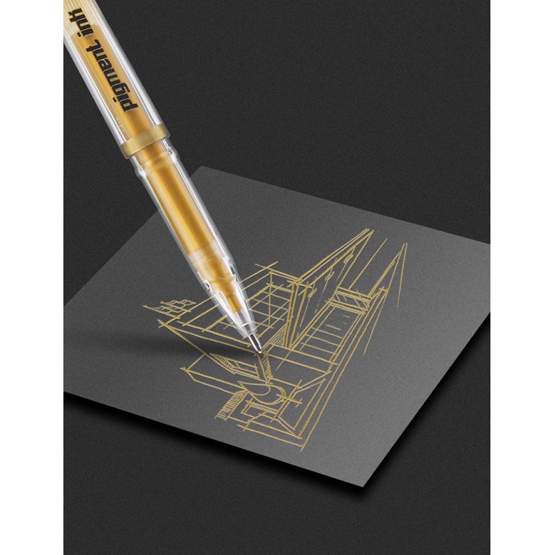 Bút nhũ đi nét 1.0mm line art caligraphy PC5088 / Bút chuyên trang trí ký vẽ viết thiệp và viết lưu niệm Baoke 5088