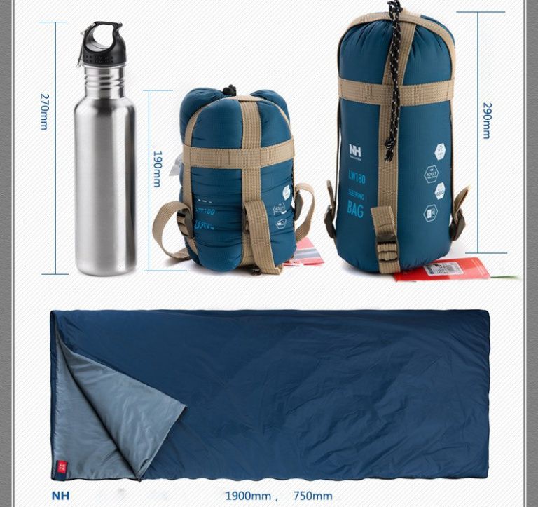 Túi Ngủ Siêu Nhỏ Gọn NatureHike NH15S003-D LW180 chống nước