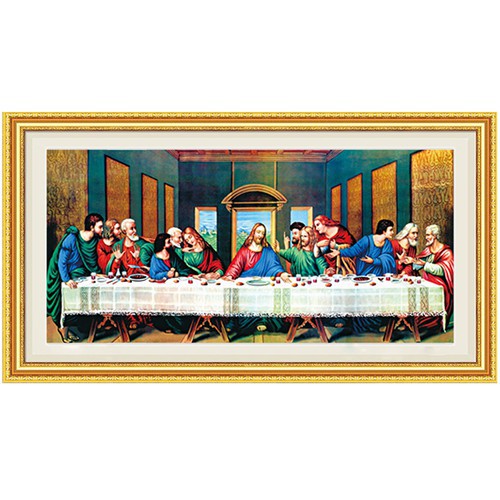 Tranh Đính Đá BỮA TIỆC LY KT:2m x 85cm