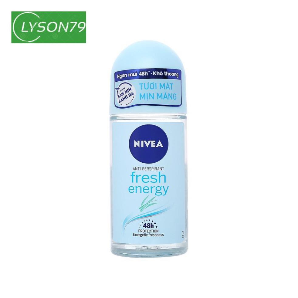 Lăn ngăn mùi Nivea tươi mát mịn màng 50ml