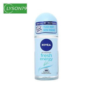 Lăn ngăn mùi Nivea tươi mát mịn màng 50ml