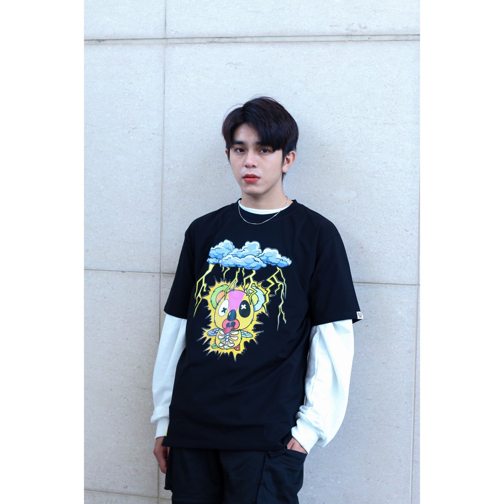 Áo Thun Mascot Thunder SGES Form Rộng Tay Lỡ Unisex Nam Nữ | BigBuy360 - bigbuy360.vn