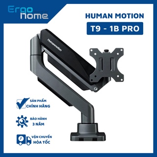 Giá treo màn hình máy tính Human Motion T9-1B Pro tải trọng 15kg, hợp với màn 17 - 35 inch, xoay nhiều góc - ERGOHOME