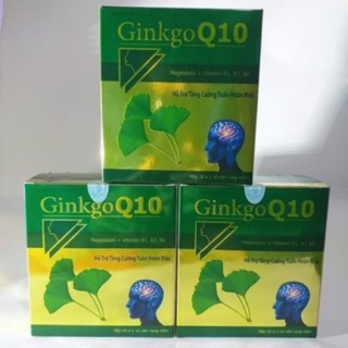 GINKGO Q10 Viên uống tăng cường trí nhớ, cải thiện mất ngủ [Hộp 100 viên]