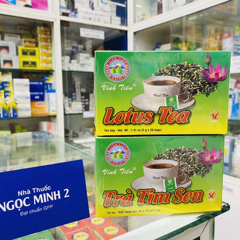 ✅ [Chính Hãng] Trà Tim Sen LOTUS TEA ( hộp 20 gói ) hàng công ty VĨNH TIẾN