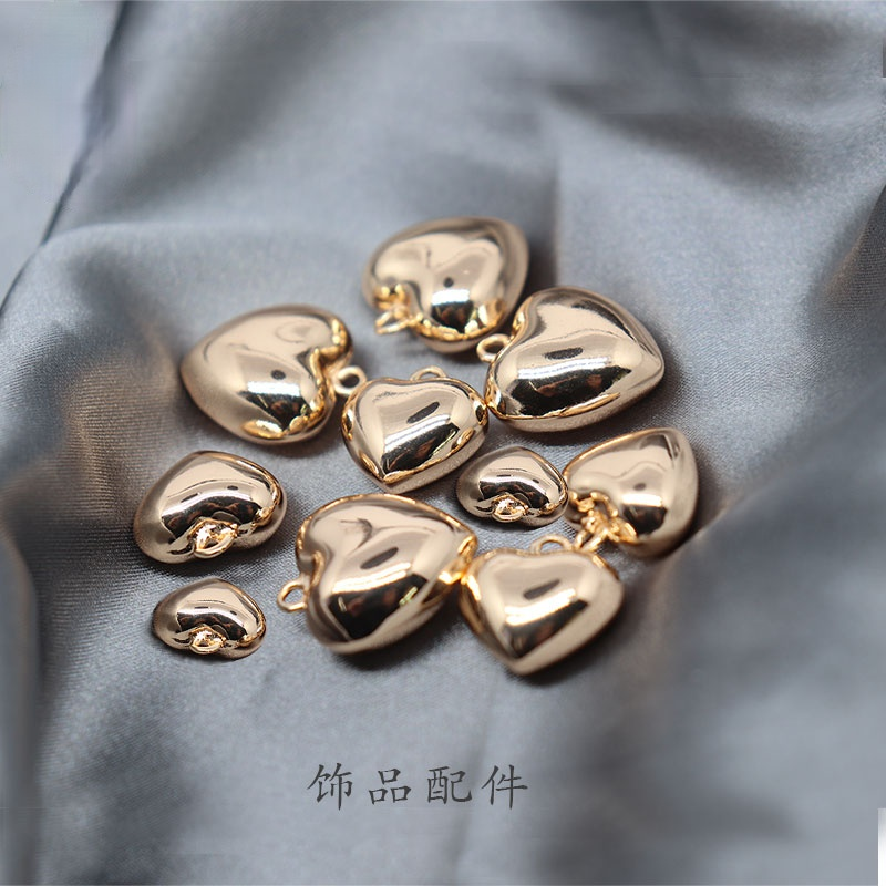 Mặt Dây Chuyền Mạ Vàng 14k Hình Trái Tim Đáng Yêu