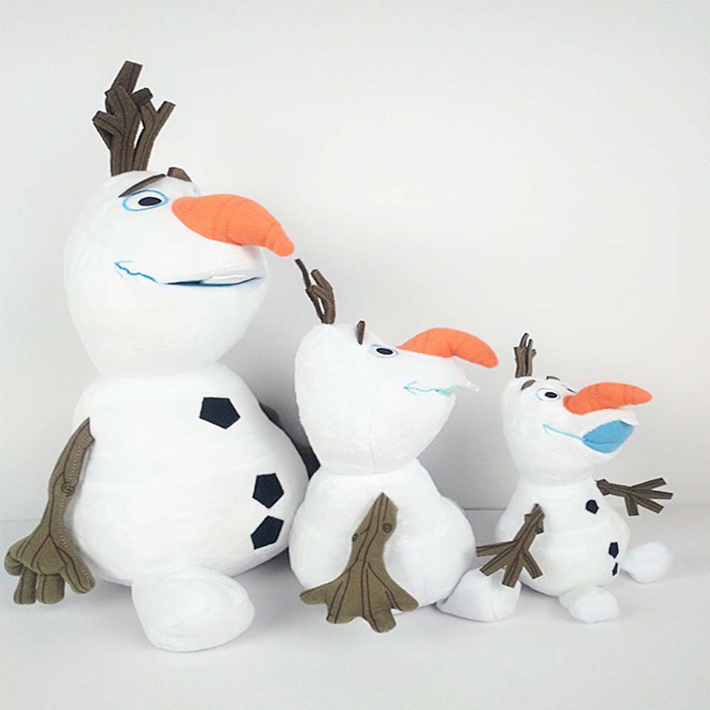 Thú nhồi bông mềm hình người tuyết Olaf Phim Frozen 2 kích thước 23cm / 30cm / 50cm tùy chọn