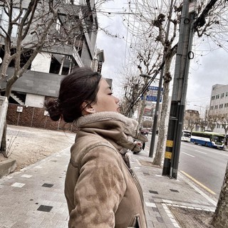 Khoác da lộn lót lông cừu zr