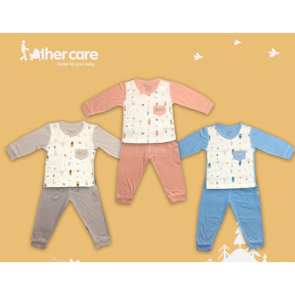 Bộ Quần áo trẻ em FatherCare Cổ tim DT - Báo  FC865