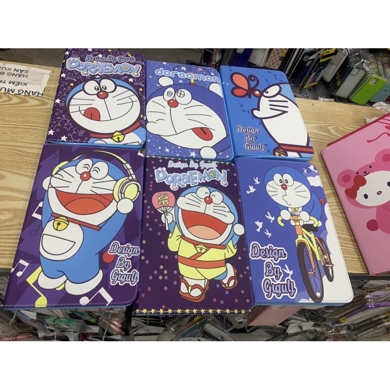 Bao da samsung Tab E 9.6inch T560 T561 dẻo kitty doremon siêu dễ thương