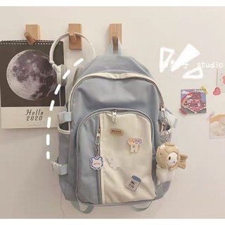B25- SẴN BALO NỮ PHỐI MÀU ULZZANG