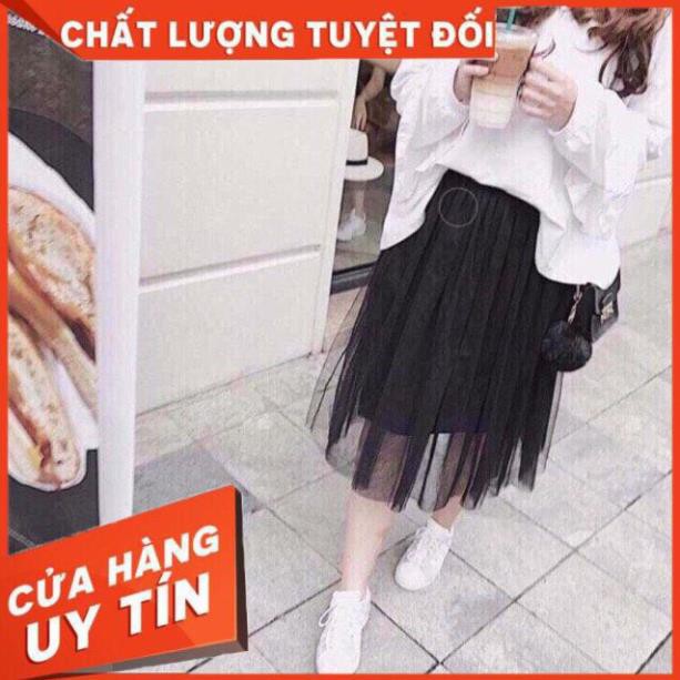 🌈FREESHIP🌈 Chân váy lưới công chúa tutu dài qua gối. 🍎