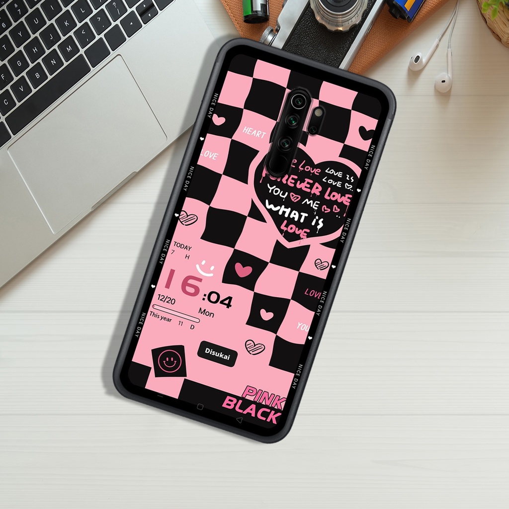 Ốp Lưng XIAOMI REDMI NOTE 8 - NOTE 8 PRO - REDMI 9 , In Hình &quot;Black Heart&quot; Phong Cách Đẹp.