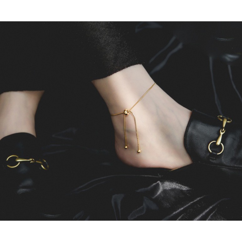 Lắc chân thời trang titan dây mì rút TT6217 | BigBuy360 - bigbuy360.vn