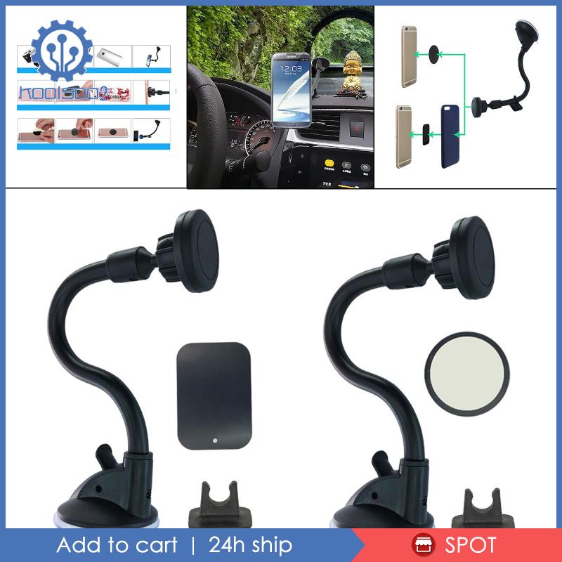 Giá Đỡ Điện Thoại Từ Tính Hình Tròn Gắn Lỗ Thông Gió Xe Tải [Koolsoo2] Koolsoo2]