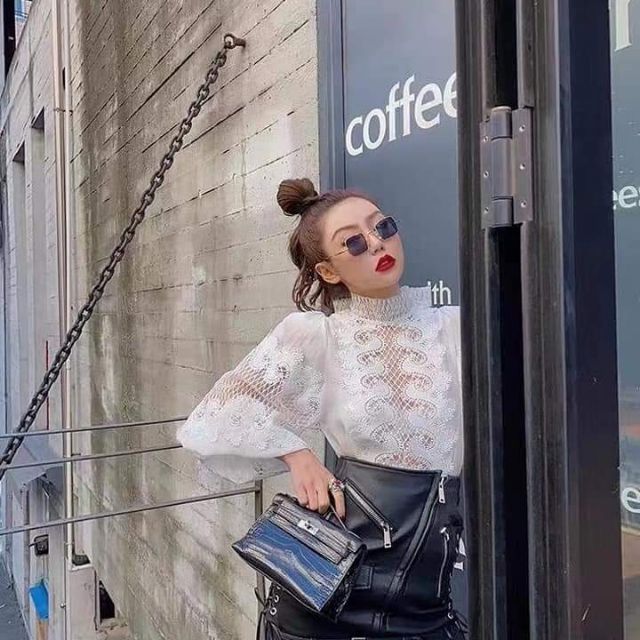 Áo hot girl trắng size sm hàng l1 quảng châu  lh 0977303810 fanpage: sivali house