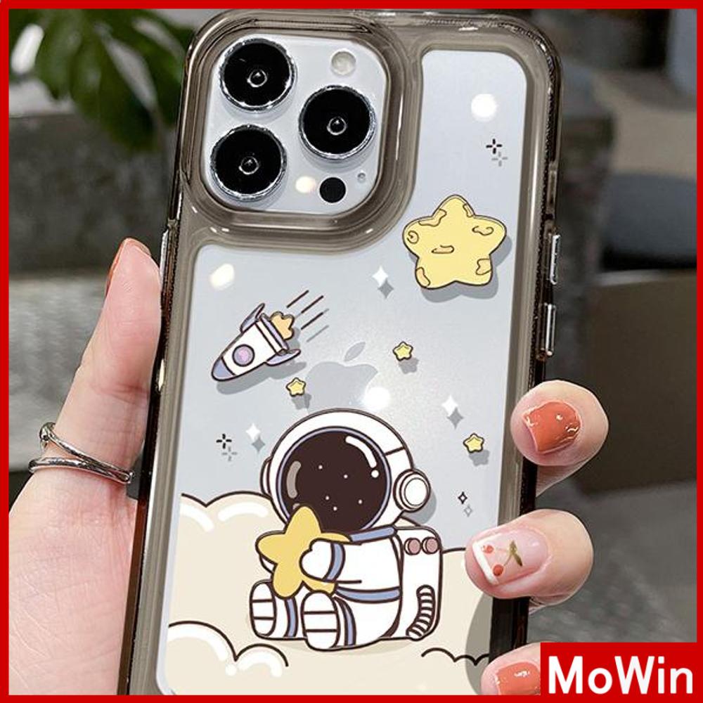 Ốp điện thoại acrylic HD in phi hành gia thích hợp cho iPhone 14 Pro Max 13 Pro Max 12 Pro Max 11 Pro Max xr xs max