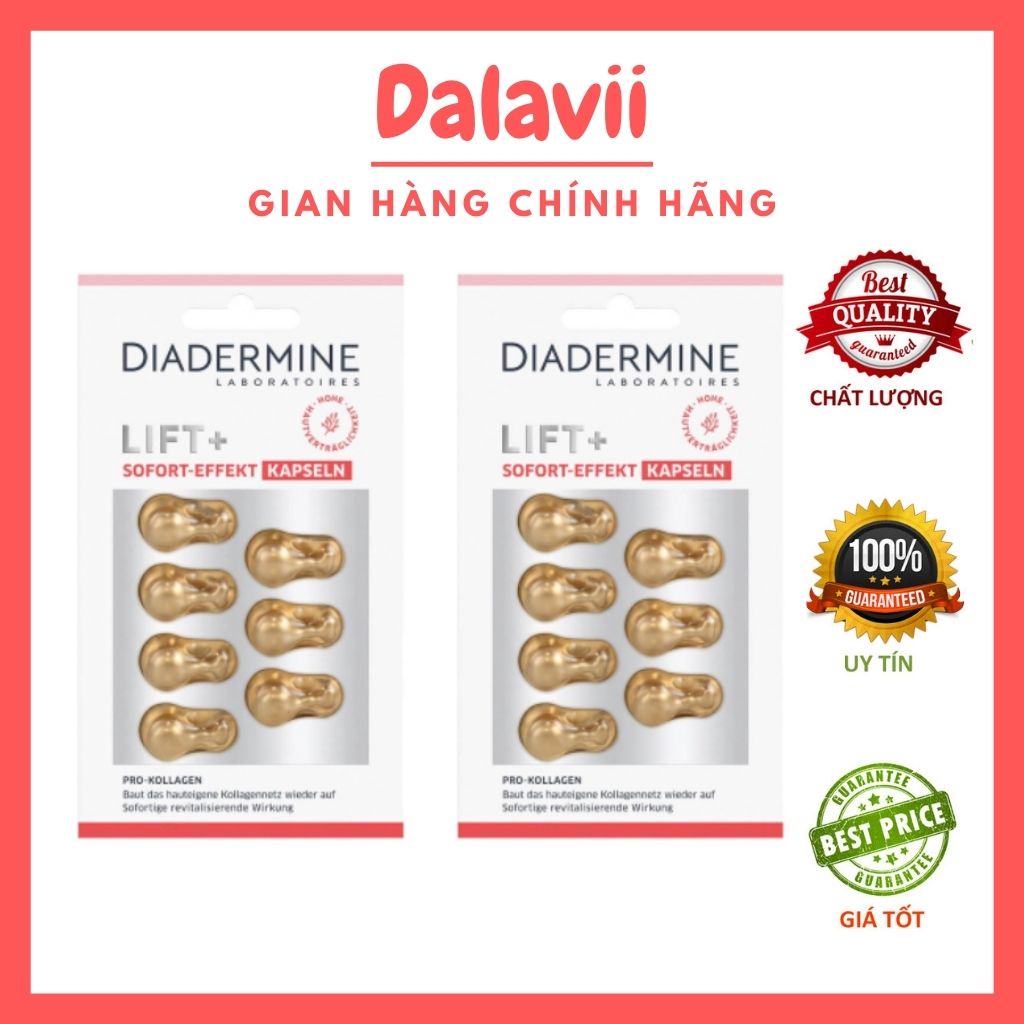 Viên nang dưỡng da bổ sung collagen Diadermine Lift + Sofort Effekt