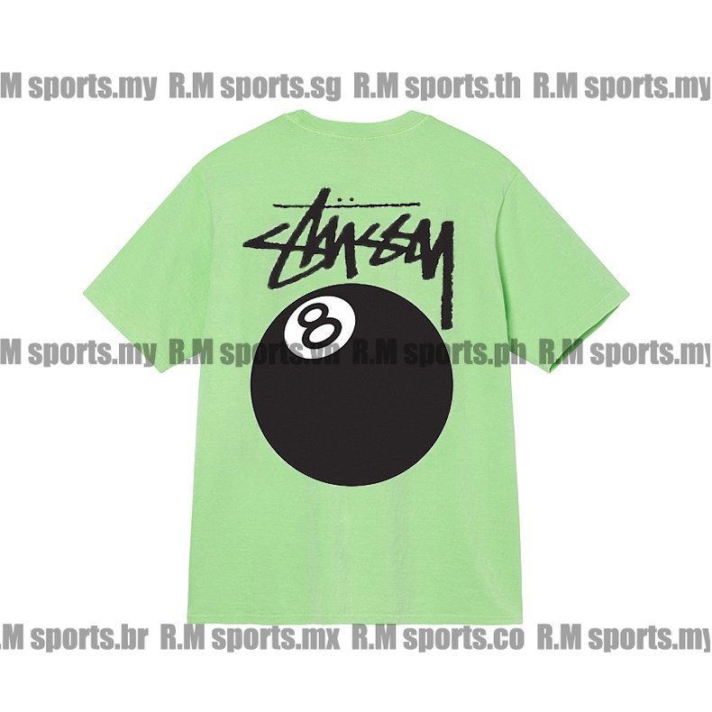 Stussy Áo Thun Tay Ngắn In Hình Số 8 Thời Trang
