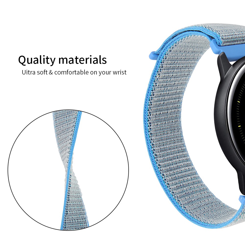 Dây đeo nylon 20mm cho đồng hồ Samsung Galaxy Watch Active/Galaxy 42mm/Garmin Forerunner 245/245M/Huami Amazfit Bip