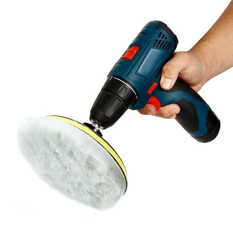Đĩa Đánh Bóng Xe Hơi / Xe Hơi Bằng Len Tổng Hợp Mềm Mại Kích Thước 3 / 4 / 5 / 6 / 7 Inches Có Thể Tá