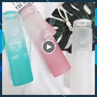 💥  XÃ KHO💥 Chai nước thủy tinh cho fan BTS 350ml