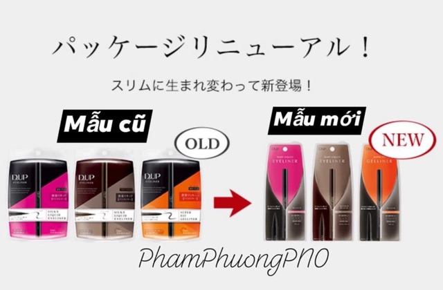 Kẻ mắt nước Eyeliner D.UP - Nhật Bản D.U.P