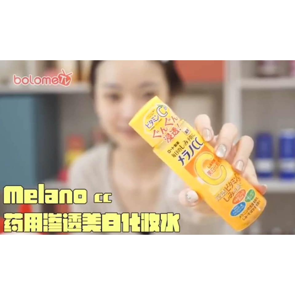 Nước Hoa Hồng TRẮNG DA ROHTO MENTHOLATUM MELANO CC ANTI-SPOT WHITE LOTION 170ml