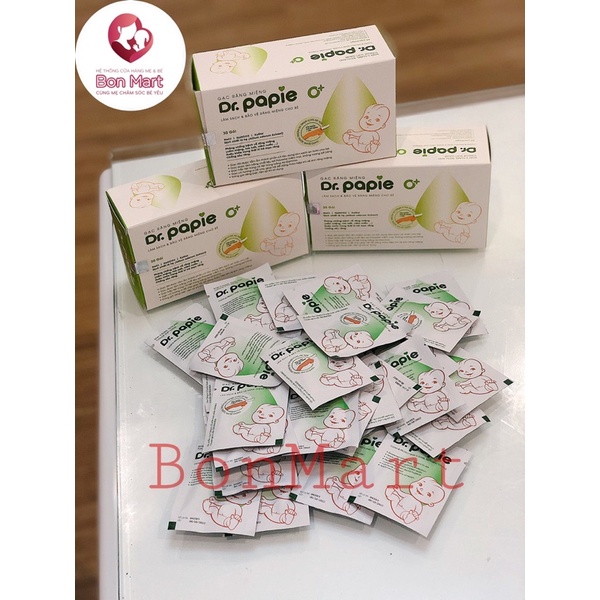 Gạc răng miệng Dr.Papie (30 gói/hộp)