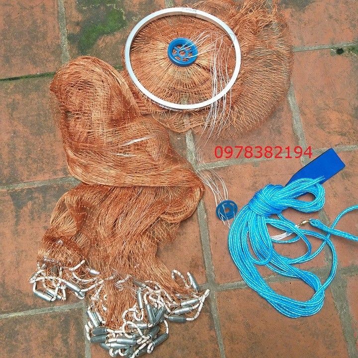 Chài Dù Thái Lan, Chài cá Thái Lan bung 3m2, 5m