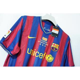 Áo Thun Thể Thao Thấm Hút Mồ Hôi Dành Cho Nam Cầu Thủ Barcelona 09-10