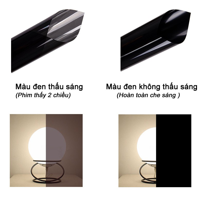 Decal phim dán kính cách nhiệt phản quang cản nắng nóng chống tia UV tiết kiệm điện năng