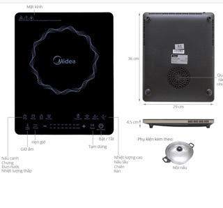 Bếp từ Midea MI-T2114DC