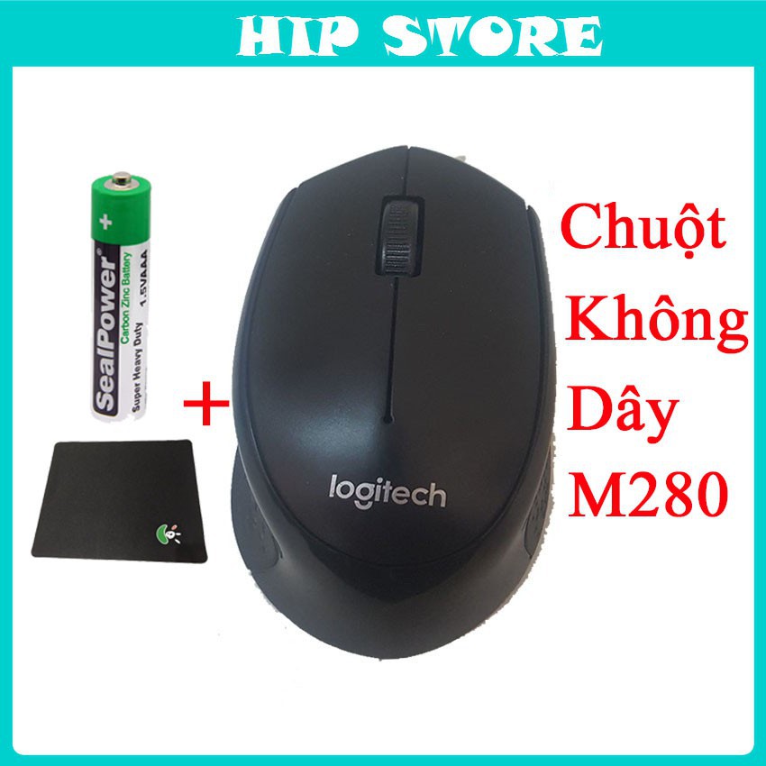 Chuột Không Dây Logitech M280 Silent (Xả Kho) chuột không dây giá rẻ  Hàng Chính Hãng.CM4