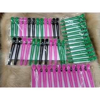 Kẹp vịt 1 vỉ 12 chiếc dùng để kẹp tóc cắt tóc nam