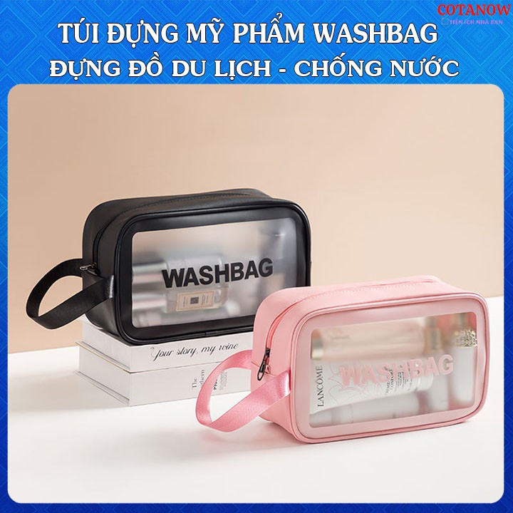 Túi Đựng Mỹ Phẩm Washbag Cao Cấp, Chống Nước COTANOW