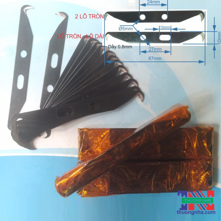 LƯỠI DAO - CẮT CHỈ-SỢI- 02 đầu - TAIWAN