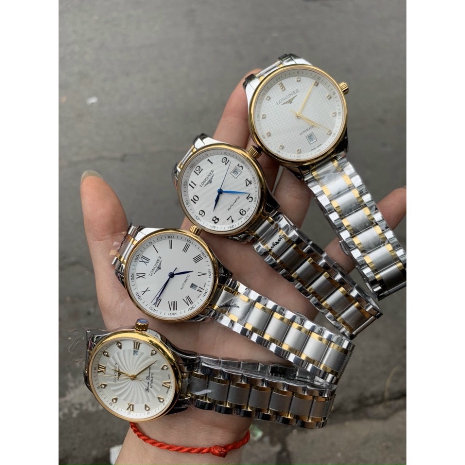 Đồng Hồ Nam lon.gines Sapphire L25184 Máy Cơ Automatic Nhật Mặt vân xoáy