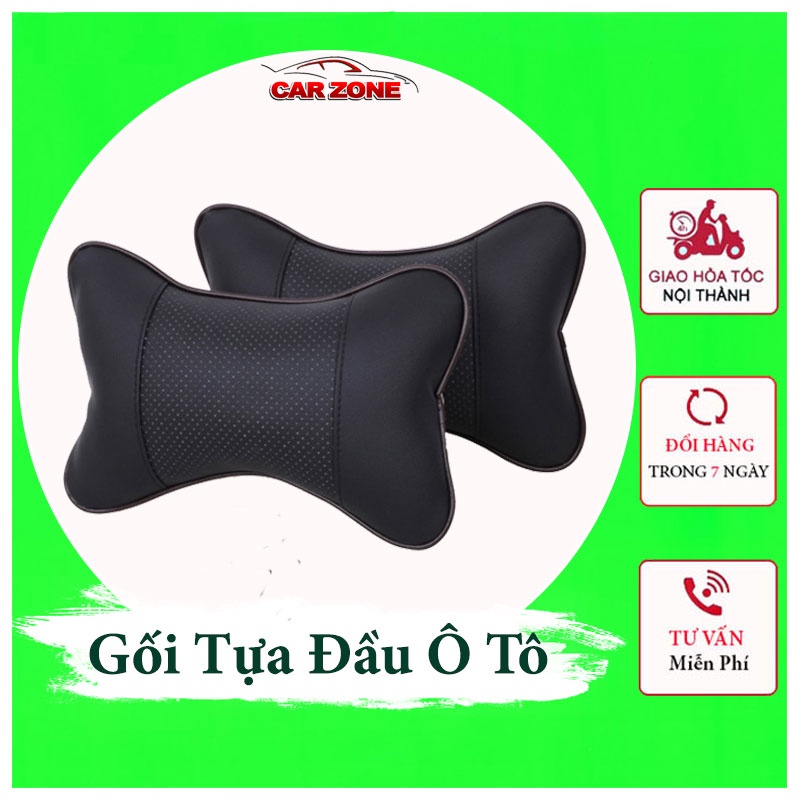 Gối Tựa Đầu Ô Tô-Chống Đau Mỏi Cổ,Gáy Khi Đi Xe,Gối Tựa Đầu Xe Hơi Loại 1 (Tặng Kèm 2 Viên Sủi )