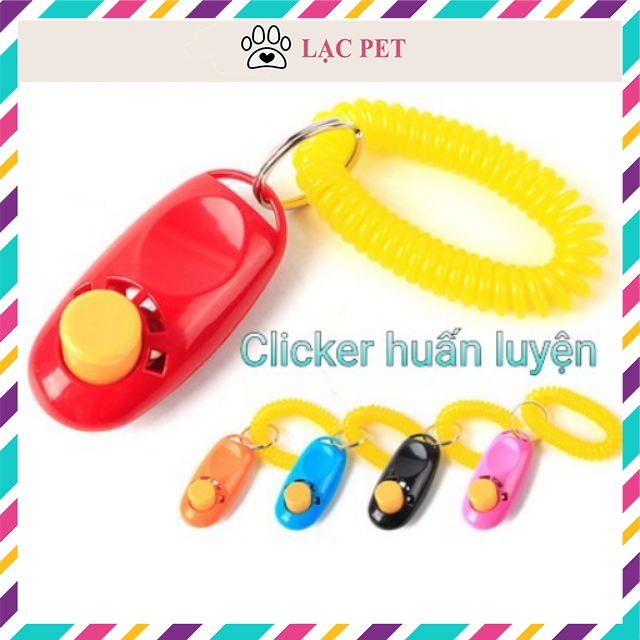 Clicker - Còi bấm huấn luyện chó nghiệp vụ chó police (Loại tốt) - Màu ngẫu nhiên