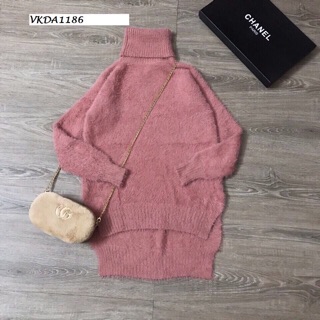Áo len lông thỏ ấm