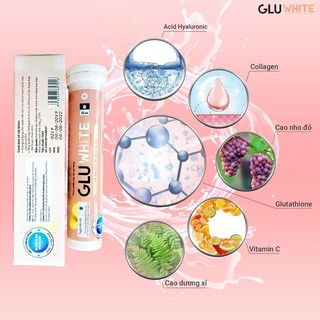 [CHÍNH HÃNG] GLUWHITE Viên Sủi Trắng Da Mờ Nám