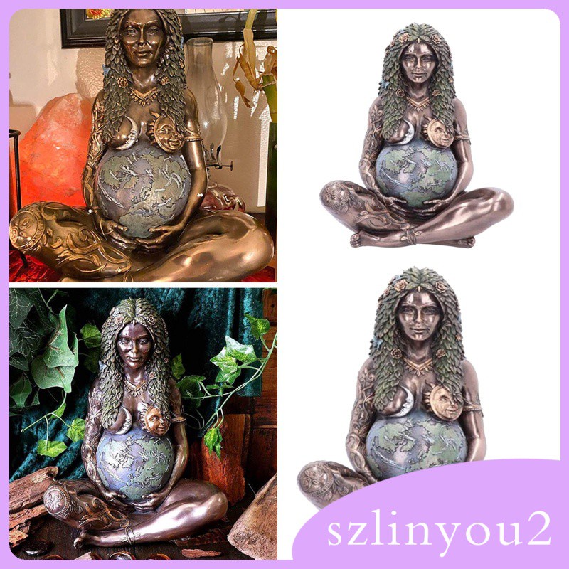 In Stock Millennial Gaia Earth Mother Goddess Te Fiti Oberon Zell Statue