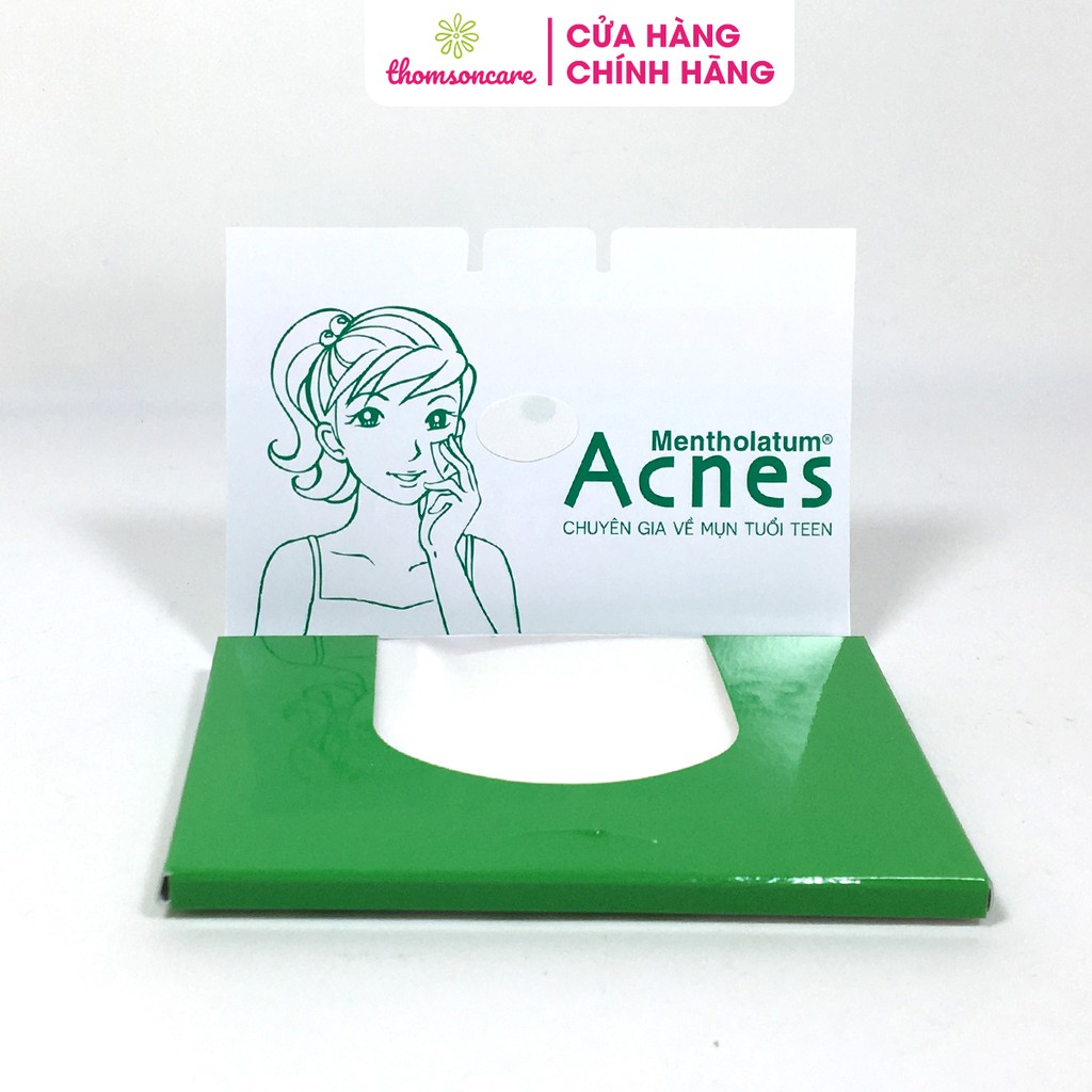 Giấy thấm dầu Acnes - Chính hãng từ Rohto - Kiểm soát nhờn, ngăn ngừa mụn, thông thoáng lỗ chân lông | BigBuy360 - bigbuy360.vn