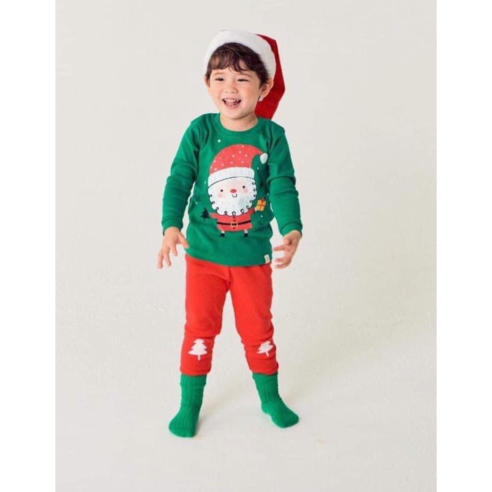 Bộ quần áo giáng sinh cho bé trai bé giá mặc Noel size 8-18kg QATE535B